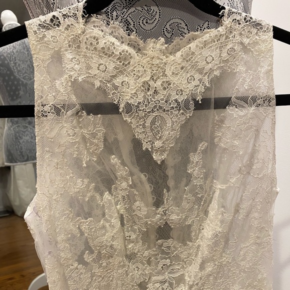 Enzoani Tops - Blue by Enzoani Formosa Dress Overlay Lace